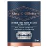 Gillette King C. Double Edge Safety Razor Blades Ersatzklinge für Herren Set