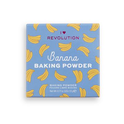 I Heart Revolution Loose Baking Powder Puder für Frauen 22 g Farbton  Banana