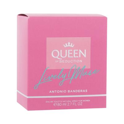 Antonio Banderas Queen of Seduction Lively Muse Eau de Toilette für Frauen 80 ml