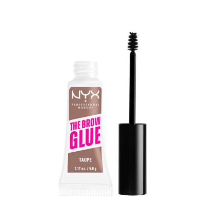 NYX Professional Makeup The Brow Glue Instant Brow Styler Augenbrauengel und -pomade für Frauen 5 g Farbton  02 Taupe