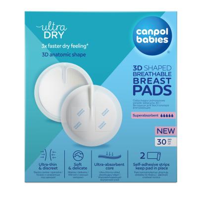 Canpol babies Ultra Dry 3D Shaped Breathable Breast Pads Stilleinlagen für Frauen Set