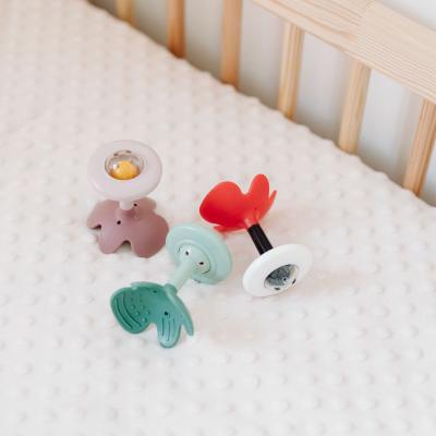 Canpol babies Sensory Rattle With Teether Pink Spielzeug für Kinder 1 St.