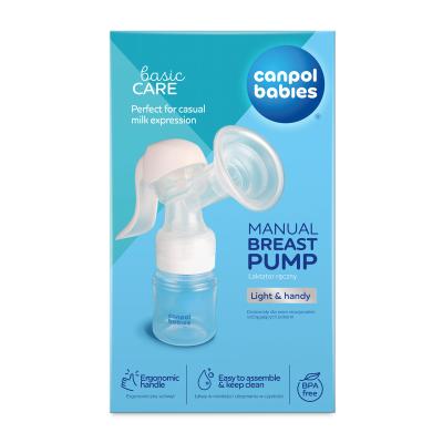 Canpol babies Basic Care Manual Breast Pump Milchpumpe für Frauen 1 St.