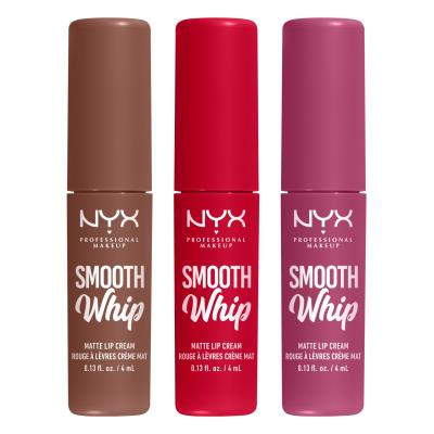 NYX Professional Makeup Fa La La L.A. Land Smooth Whip Matte Lip Cream Trio Geschenkset Lippenstift Smooth Whip Matte Lip Cream 3 x 4 ml