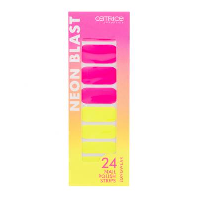 Catrice Neon Blast Nail Polish Strips Nagelschmuck für Frauen Farbton  010 Neon Explosion Set