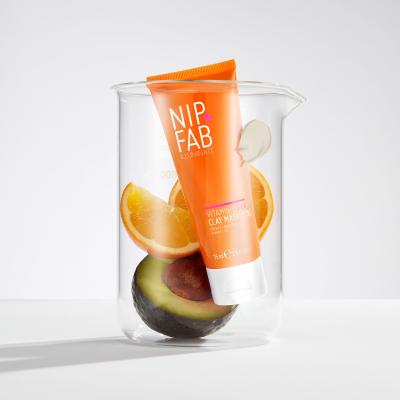 NIP+FAB Illuminate Vitamin C Fix Clay Mask 3% Gesichtsmaske für Frauen 75 ml