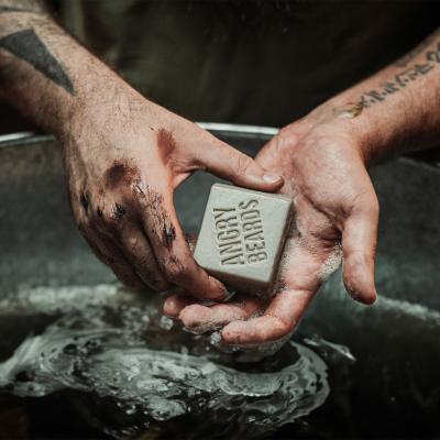 Angry Beards H-Calibre Soap Dirty Sanchez Seife für Herren 100 g