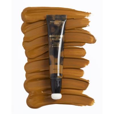 Revolution Pro Glow Edit Cream Contour &amp; Bronze Concealer für Frauen 15 ml Farbton  Medium