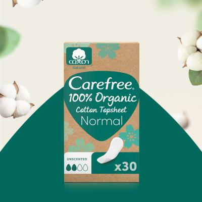 Carefree Organic Cotton Normal Slipeinlage für Frauen Set