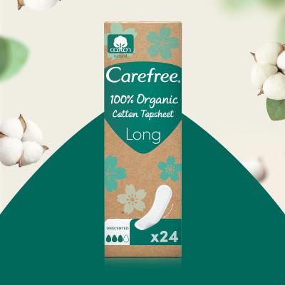 Carefree Organic Cotton Long Slipeinlage für Frauen Set