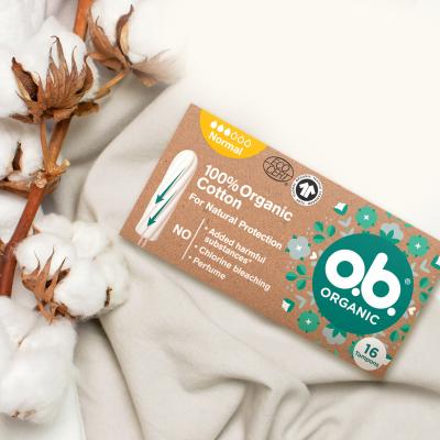 o.b. Organic Normal Tampon für Frauen Set