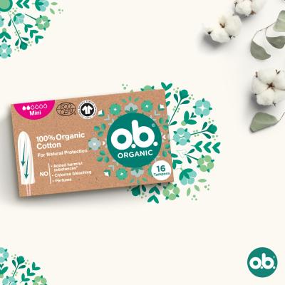 o.b. Organic Mini Tampon für Frauen Set