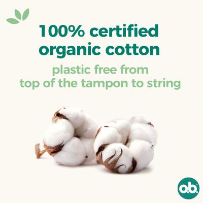 o.b. Organic Super Tampon für Frauen Set