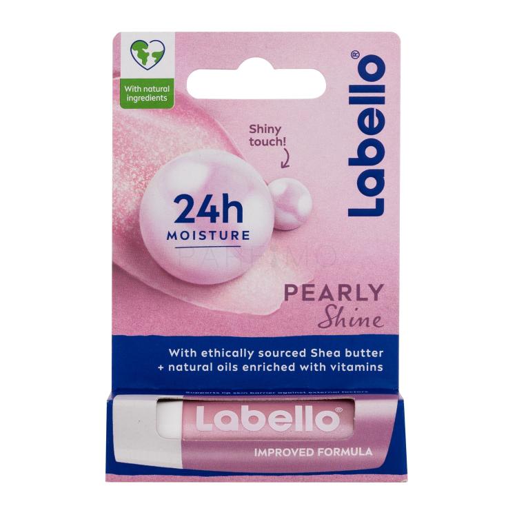 Labello Pearly Shine 24h Moisture Lip Balm Lippenbalsam für Frauen 4,8 g