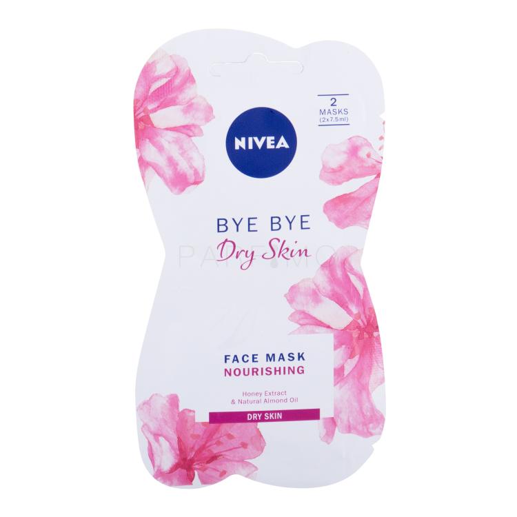 Nivea Bye Bye Dry Skin Gesichtsmaske für Frauen 15 ml