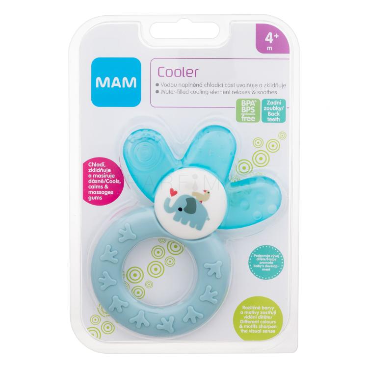 MAM Cooler Teether 4m+ Turquoise Spielzeug für Kinder 1 St.
