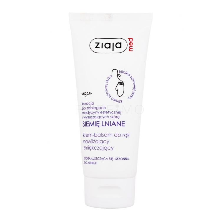 Ziaja Med Linseed Hand Cream-Balm Handcreme für Frauen 100 ml