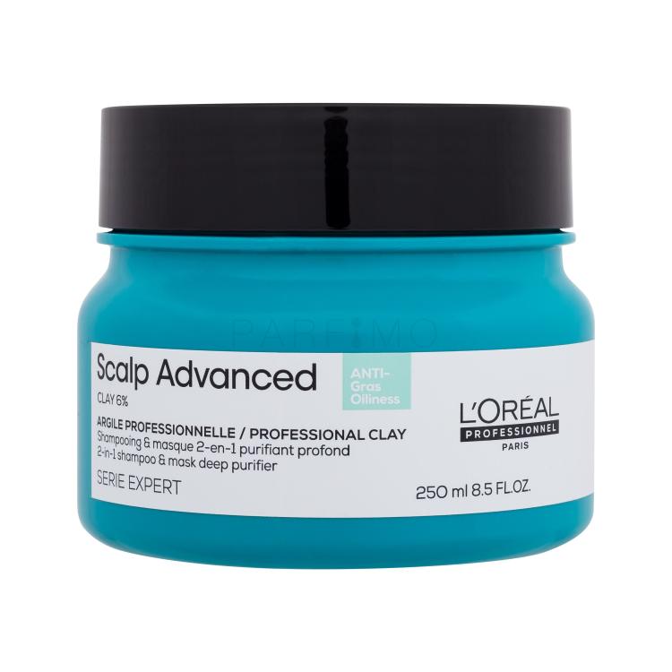 L&#039;Oréal Professionnel Scalp Advanced Anti-Oiliness Professional Clay Haarmaske für Frauen 250 ml