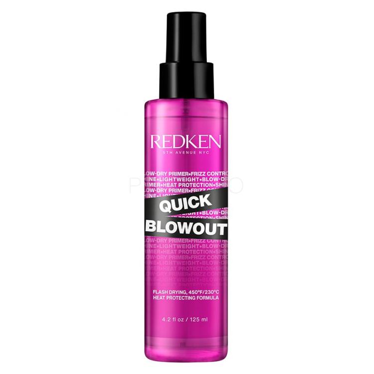 Redken Quick Blowout Lightweight Blow Dry Primer Spray Hitzeschutz für Frauen 125 ml