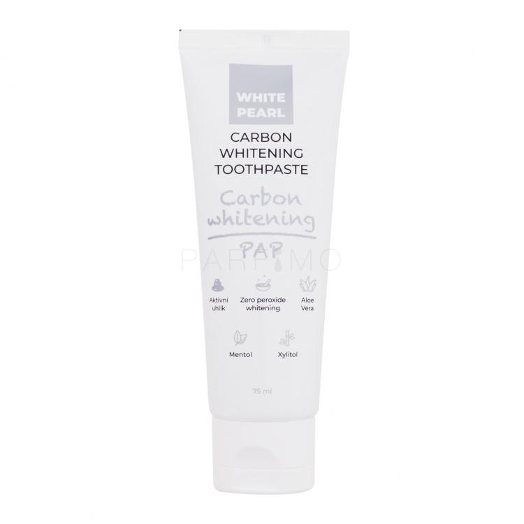 White Pearl PAP Carbon Whitening Toothpaste Zahnpasta 75 ml