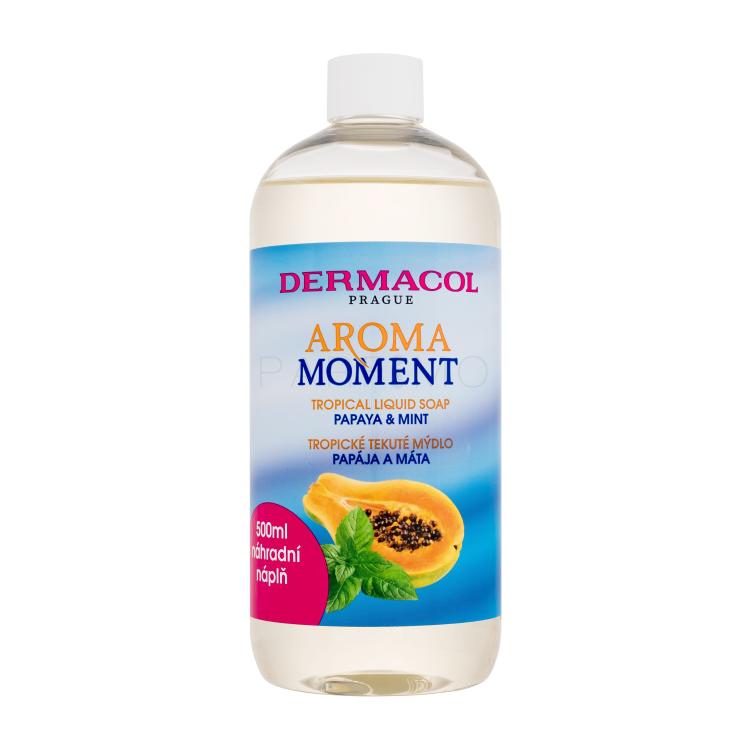 Dermacol Aroma Moment Papaya &amp; Mint Tropical Liquid Soap Flüssigseife Nachfüllung 500 ml