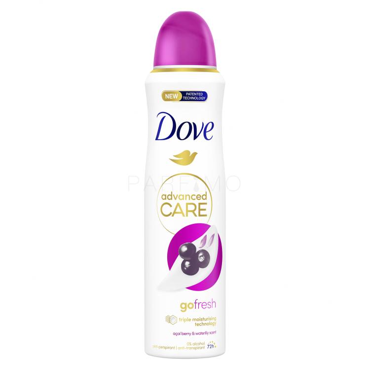 Dove Advanced Care Go Fresh Acai Berry &amp; Waterlily 72h Antiperspirant für Frauen 150 ml