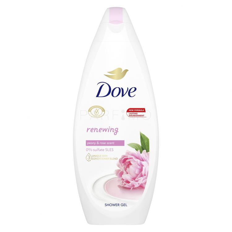 Dove Renewing Peony &amp; Rose Scent Shower Gel Duschgel für Frauen 250 ml