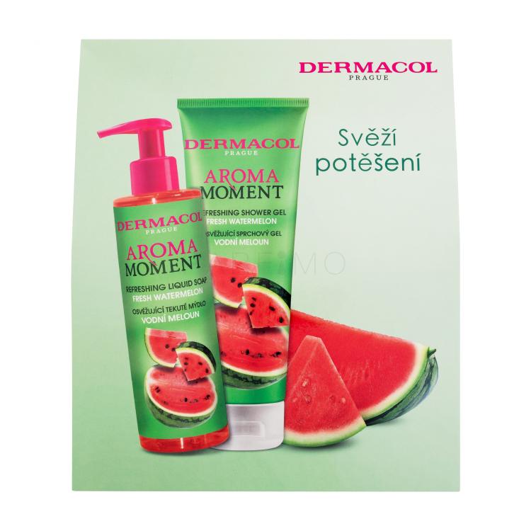 Dermacol Aroma Moment Fresh Watermelon Geschenkset Flüssigseife Fresh Watermelon 250 ml + Duschgel Fresh Watermelon 250 ml