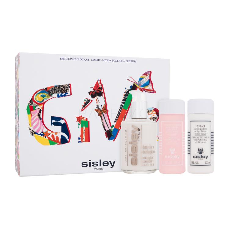 Sisley Give The Essentials Gift Set Geschenkset Hautemulsion Ecological Compound Day And Night 125 ml + Abschminkmilch Lyslait Cleansing Milk With White Lily 100 ml + Gesichtswasser Floral Toning Lotion 100 ml