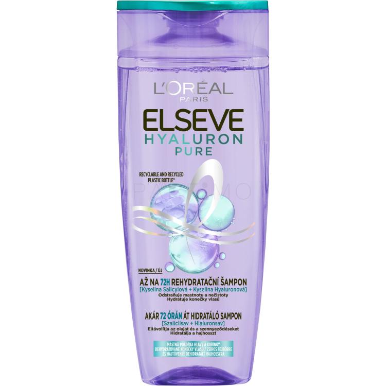 L&#039;Oréal Paris Elseve Hyaluron Pure Shampoo für Frauen 400 ml