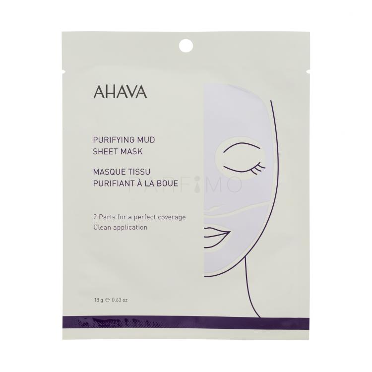 AHAVA Purifying Mud Sheet Mask Gesichtsmaske für Frauen 18 g