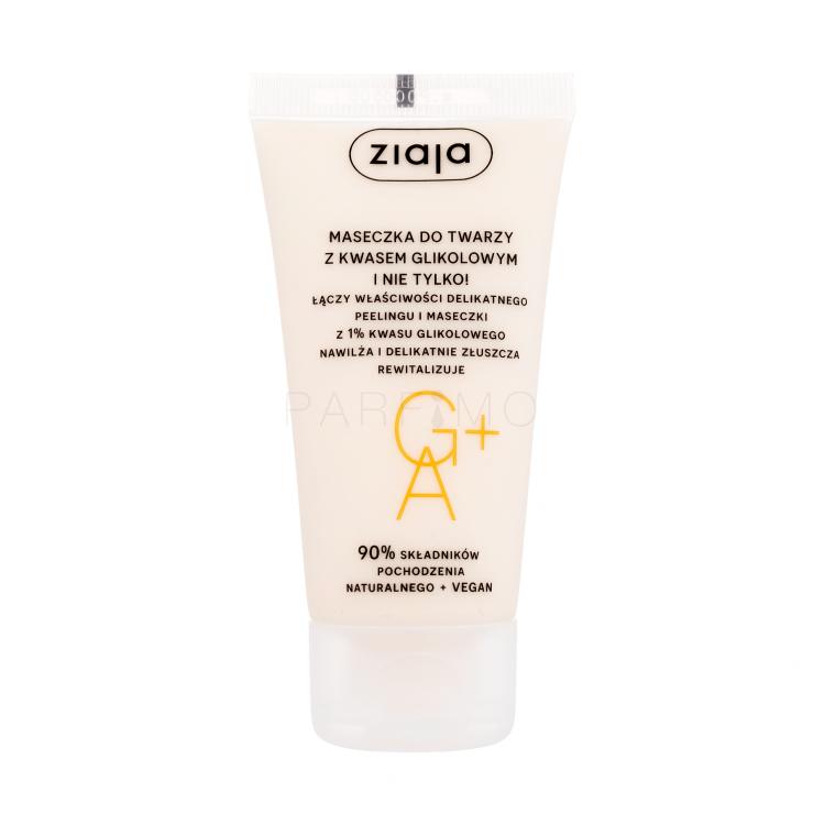 Ziaja Face Mask + Scrub With Glycolic Acid Gesichtsmaske für Frauen 55 ml
