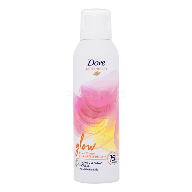Dove Bath Therapy Glow Shower &amp; Shave Mousse Duschschaum für Frauen 200 ml