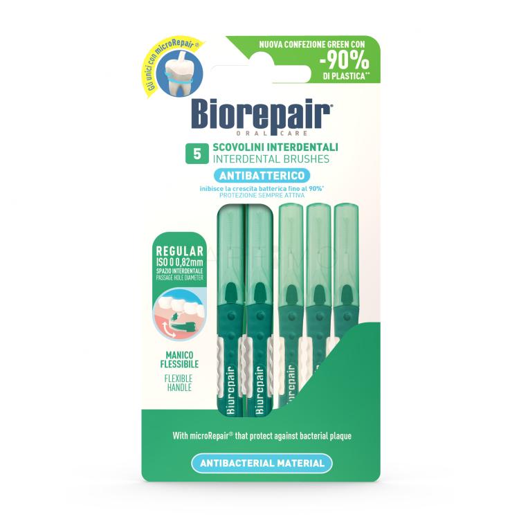 Biorepair Antibacterial Interdental Brush Regular 0,82 mm Zwischenraumzahnbürste Set