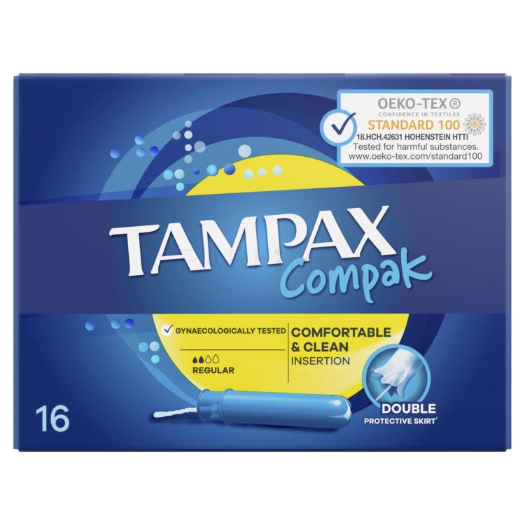 Tampax Compak Regular Tampon für Frauen Set