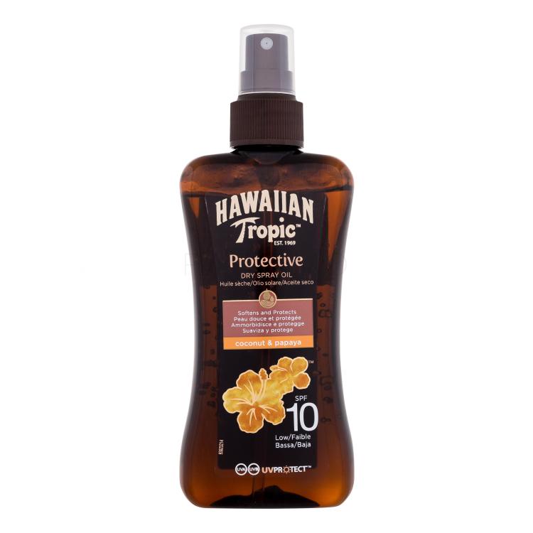 Hawaiian Tropic Protective Dry Spray Oil SPF10 Sonnenschutz 200 ml