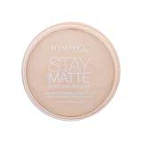 Rimmel London Stay Matte Puder für Frauen 14 g Farbton  003 Peach Glow