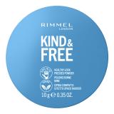 Rimmel London Kind & Free Healthy Look Pressed Powder Puder für Frauen 10 g Farbton  01 Translucent