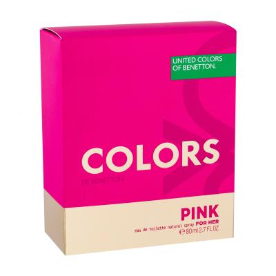 Benetton Colors de Benetton Pink Eau de Toilette für Frauen 80 ml