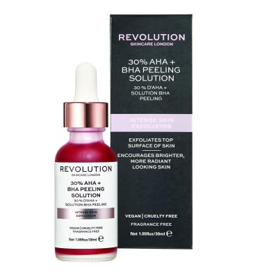 Revolution Skincare Skincare 30% AHA + BHA Peeling Solution Peeling für Frauen 30 ml