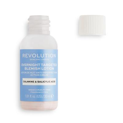 Revolution Skincare Overnight Targeted Blemish Lotion Calamine &amp; Salicid Acid Lokale Hautpflege für Frauen 30 ml