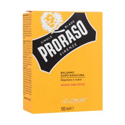 PRORASO Wood &amp; Spice After Shave Balm After Shave Balsam für Herren 100 ml