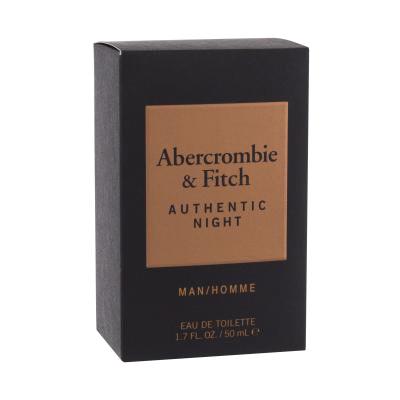Abercrombie &amp; Fitch Authentic Night Eau de Toilette für Herren 50 ml
