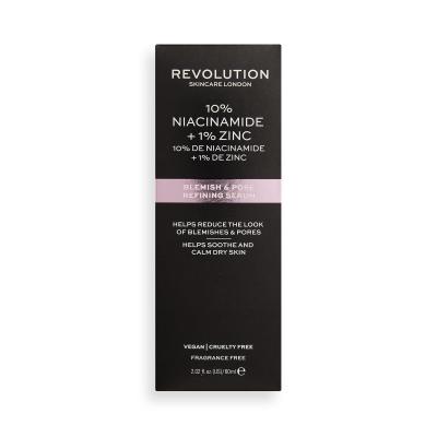 Revolution Skincare Skincare 10% Niacinamide + 1% Zinc Gesichtsserum für Frauen 60 ml