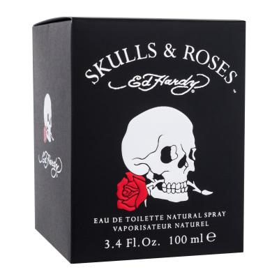 Christian Audigier Ed Hardy Skulls &amp; Roses Eau de Toilette für Herren 100 ml