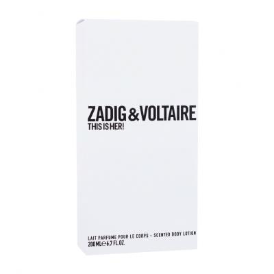 Zadig &amp; Voltaire This is Her! Körperlotion für Frauen 200 ml