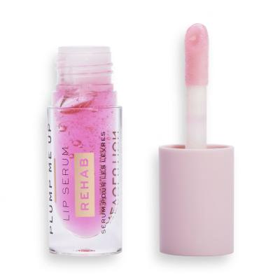 Makeup Revolution London Rehab Plump Me Up Lip Serum Lippenöl für Frauen 4,6 ml Farbton  Pink Glaze