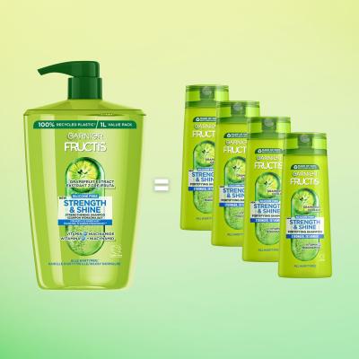 Garnier Fructis Strength &amp; Shine Fortifying Shampoo Shampoo für Frauen 1000 ml