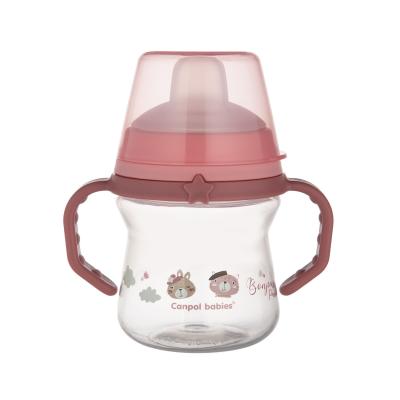 Canpol babies Bonjour Paris First Cup Pink 6m+ Trinkbecher für Kinder 150 ml