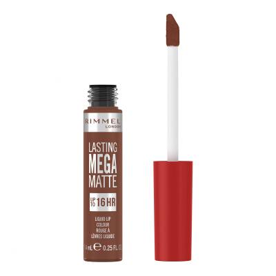 Rimmel London Lasting Mega Matte Liquid Lip Colour Lippenstift für Frauen 7,4 ml Farbton  Lovebite